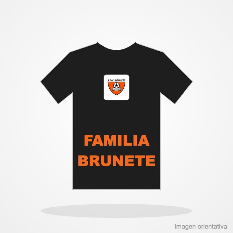 Imagen orientativa: Camiseta Familia Brunete del ADC Brunete