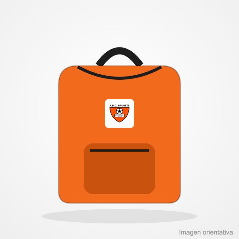 Imagen orientativa: Mochila o bolsa de deporte del ADC Brunete